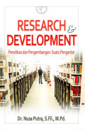 Research & Development Penelitian dan Pengembangan suatu Pengantar