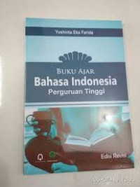 BUKU AJAR BAHASA INDONESIA PERGURUAN TINGGI