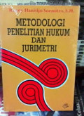 Metodologi Penelitian Hukum dan Jurimetri