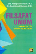 Filsafat Umum dari Metologi sampai Teofilosofi