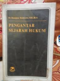 Pengantar Sejarah Hukum