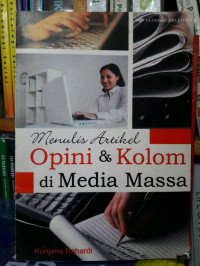 Image of Menulis artikel opini & kolom di media masa