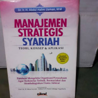 Image of Manajemen Strategis Syariah