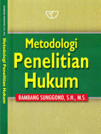 Image of Metodologi Penelitian Hukum: Suatu Pengantar