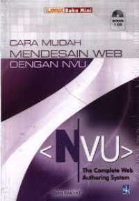 Image of Cara Mudah Mendesain Web dengan NVU