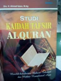Image of Studi Kaidah Tafsir Alqur'an