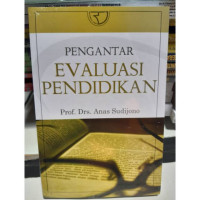Image of Pengantar Evaluasi Pendidikan