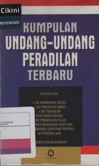 Image of Kumpulan Undang-Undang Peradilan Terbaru
