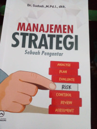 Image of Manajemen Strategi sebuah pengantar