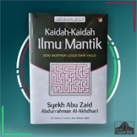 Image of Kaidah-kaidah Ilmu Mantik seni Berpikir Logis dan Valid