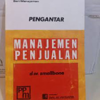 Image of Pengantar Manajemen Penjualan