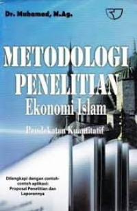 Image of Metodologi Penelitian Pemikiran Ekonomi Islam