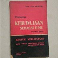 Image of Pengantar Kebudajaan Sebagai Ilmu