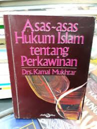 Image of Asas-Asas Hukum Islam tentang Perkawinan