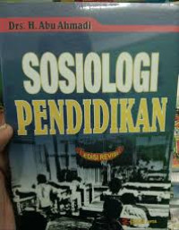 Image of Sosiologi Pendidikan